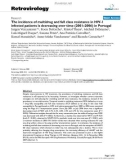 Báo cáo y học: The incidence of multidrug and full class resistance in HIV-1 infected patients is decreasing over time (2001–2006) in Portugal