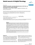 Báo cáo khoa học: Isolated metastatic extremity liposarcoma to the liver, an uncommon and transient finding