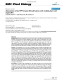 báo cáo khoa học: Association of six YFP-myosin XI-tail fusions with mobile plant cell organelles