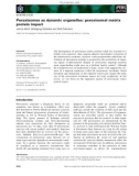 Báo cáo khoa học: Peroxisomes as dynamic organelles: peroxisomal matrix protein import