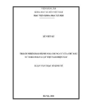 Luận văn Thạc sĩ Kinh tế: Trách nhiệm bảo hành Nhà chung cư của Chủ đầu tư theo pháp luật hiện nay