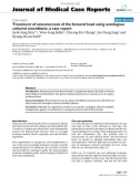 Báo cáo khoa hoc: Treatment of osteonecrosis of the femoral head using autologous cultured osteoblasts: a case report