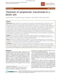 Báo cáo khoa học: Treatment of symptomatic macromastia in a breast unit