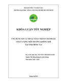 Khóa luận tốt nghiệp Hệ thống thông tin môi trường: Ứng dụng GIS và thuật toán nội suy đánh giá chất lượng môi trường không khí tại tỉnh Đồng Nai