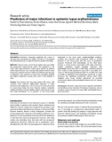 Báo cáo y học: Predictors of major infections in systemic lupus erythematosus