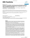 Báo cáo y học: Predictors of metabolic monitoring among schizophrenia patients with a new episode of second-generation 