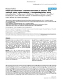 Báo cáo y học: Predictors of the first cardiovascular event in patients with systemic lupus erythematosus - a prospective cohort study