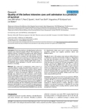 Báo cáo y học: Quality of life before intensive care unit admission is a predictor of survival