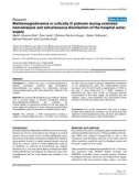 Báo cáo y học: Methemoglobinemia in critically ill patients during extended hemodialysis and simultaneous disinfection of the hospital water supply