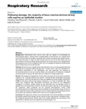 Báo cáo y học: Open Access Following damage, the majority of bone marrow-derived airway cells express an epithelial marker