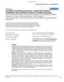 Báo cáo y học: Ventilator associated pneumonia: comparison between quantitative and qualitative cultures of tracheal aspirates