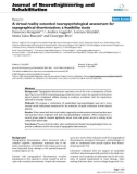 Báo cáo khoa hoc: A virtual reality extended neuropsychological assessment for topographical disorientation: a feasibility study