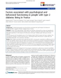 báo cáo khoa học: Preferences of diabetes patients and physicians: A feasibility study to identify the key indicators for appraisal of health care values