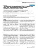 Báo cáo y học: The incidence of relative adrenal insufficiency in patients with septic shock after the administration of etomidate