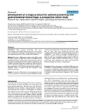 Báo cáo y học: Development of a triage protocol for patients presenting with gastrointestinal hemorrhage: a prospective cohort study