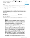 Báo cáo y học: Prevalence and age-of-onset distributions of DSM IV mental disorders and their severity among school going Omani adolescents and youths: WMH-CIDI findings