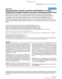 Báo cáo y học: Strict glycaemic control in patients hospitalised in a mixed medical and surgical intensive care unit: a randomised clinical trial