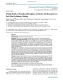 Báo cáo y học: 6-Month Results of Transdiscal Biacuplasty on Patients with Discogenic Low Back Pain: Preliminary Findings