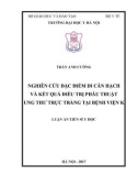 Luận án tiến sĩ Y học: Nghiên cứu đặc điểm di căn hạch và kết quả điều trị phẫu thuật ung thư trực tràng tại Bệnh viện K