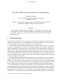 Báo cáo toán học: On the Eulerian enumeration of involutions