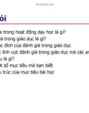 Đánh giá dạy học