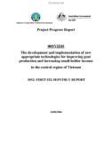 Báo cáo khoa học nông nghiệp The development and implementation of new appropriate technologies for improving goat production and increasing small-holder income in the central region of Vietnam - MS2 