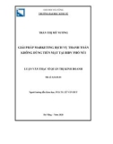 Luận văn Thạc sĩ Quản trị kinh doanh: Giải pháp marketing dịch vụ thanh toán không dùng tiền mặt tại BIDV chi nhánh Phố Núi