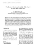 Báo cáo Vấn đề chủ sở hữu và người đại diện - Một số gợi ý về chính sách cho Việt Nam 