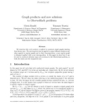 Báo cáo toán học: Graph products and new solutions to Oberwolfach problems