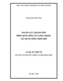 Luận án Tiến sĩ chuyên ngành Chủ nghĩa xã hội khoa học: Nguồn lực thanh niên đồng bằng sông Cửu Long trong xây dựng nông thôn mới