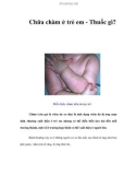 Chữa chàm ở trẻ em - Thuốc gì?