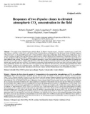 Báo cáo toán học: Responses of two Populus clones to elevated atmospheric CO concentration in the field 2