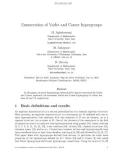 Báo cáo toán học: Enumeration of Varlet and Comer hypergroups