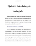 Bệnh đái tháo đường và thai nghén