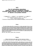 báo cáo khoa học: Taux de corticostérone plasmatique, variation de poids et de température corporelle de poules Leghorn blanches naines (dw) et normales en réponse à une privation d’aliment