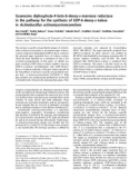 Báo cáo Y học: Guanosine diphosphate-4-keto-6-deoxy-D-mannose reductase in the pathway for the synthesis of GDP-6-deoxy-D-talose in Actinobacillus actinomycetemcomitans