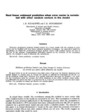 báo cáo khoa học: Best linear unbiased prediction when error vector is correlated with other random vectors in the model