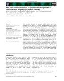 Báo cáo khoa học: The oleic acid complexes of proteolytic fragments of a-lactalbumin display apoptotic activity