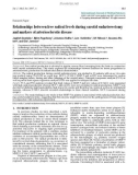 Báo cáo y học: Relationships between free radical levels during carotid endarterectomy and markers of arteriosclerotic disease