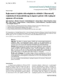 Báo cáo y học: Replacement of cisplatin with nedaplatin in a definitive 5-fluorouracil/ cisplatin-based chemoradiotherapy in Japanese patients with esophageal squamous cell carcinoma