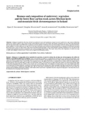 Báo cáo lâm nghiệp: Biomass and composition of understory vegetation and the forest floor carbon stock across Siberian larch and mountain birch chronosequences in Iceland