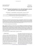 Báo cáo lâm nghiệp: C and 15 N isotopic fractionation in trees, soils and fungi in a natural forest stand and a Norway spruce plantation