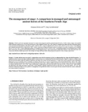 Báo cáo lâm nghiệp: The management of snags: A comparison in managed and unmanaged ancient forests of the Southern French Alps