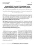 Báo cáo lâm nghiệp: Influence of flooding on growth, nitrogen availability in soil, and nitrate reduction of young oak seedlings (Quercus robur L.)