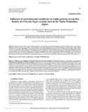 Báo cáo lâm nghiệp: Influence of environmental conditions on radial patterns of sap flux density of a 70-year Fagus crenata trees in the Naeba Mountains, Japan