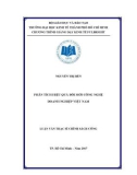 Luận văn Thạc sĩ Chính sách công: Phân tích hiệu quả đổi mới công nghệ doanh nghiệp Việt Nam