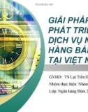 Thuyết trình: Giải pháp phát triển dịch vụ ngân hàng bán lẻ tại Việt Nam