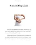 Giảm cân bằng Kaizen