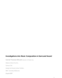 Master's thesis of Arts (Fine Art): Investigations into music composition in surround sound