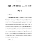 HẸP VAN ĐỘNG MẠCH CHỦ (Kỳ 4)